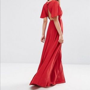 ASOS Red Long Dress